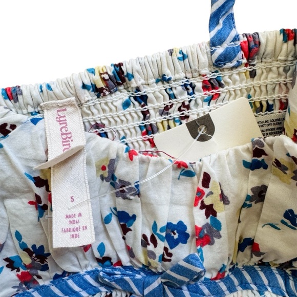 LyreBird Anthropologie Printed Cotton Bra NEW - Picture 6 of 7